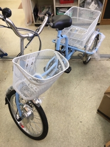 ３６５（ミムゴ）電動アシスト付き3輪自転車MG-TRM20EB　買取いたしました！！！