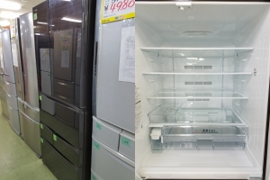 東芝 GR-J610FV 5ドア冷蔵庫 2015年製 センサーで開いちゃいます！！