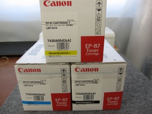 Canon キャノン EP-87 トナーカートリッジ 未開封新品で買取させて頂きました！