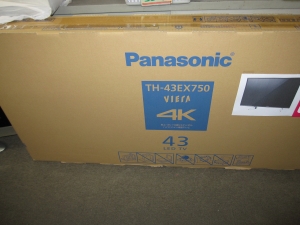 Panasonic TH-43EX750 パナソニック4K VIERA 43インチ 未開封新品 買取させて頂きました！