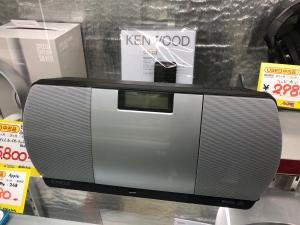 KENWOOD CDラジオを買取りさせていただきました。