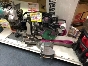 日立190mm卓上スライド丸ノコを買取りさせていただきました。