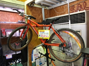 Cannondale  MTB USA製アルミフレームモデルを買取りさせていただきました。