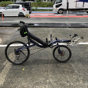 寝そべり型自転車を買取させていただきました